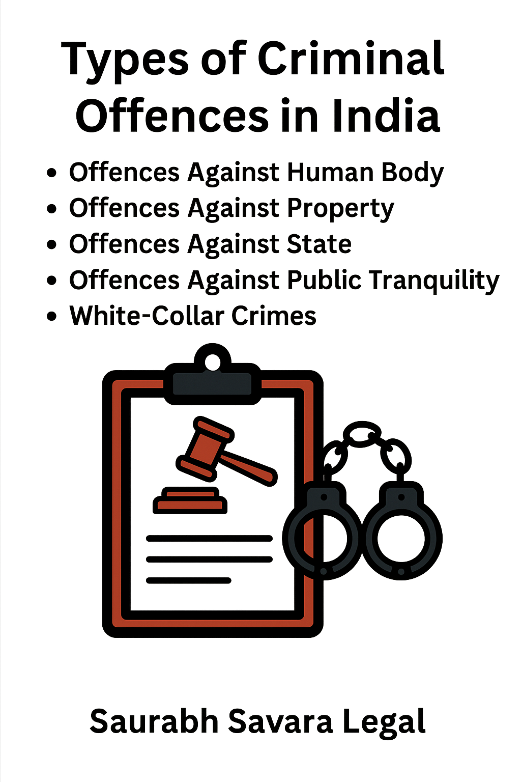 Types of Criminal Offences in India | Saurabh Savara